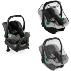 ABC Design Babyschale Tulip Asphalt Inkl Isofix Base & Zubehör