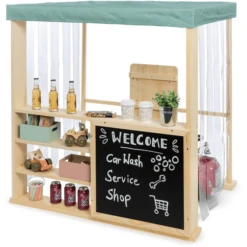 MUDDY BUDDY® Outdoor Tankstelle "Bubble Catcher", Natur - Salbeigrün