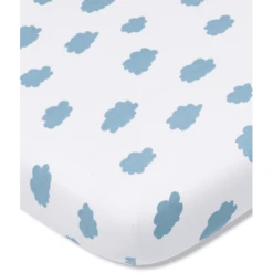 Pink No More Kinderbettlaken 70x140cm Baby-Accessoires Blau