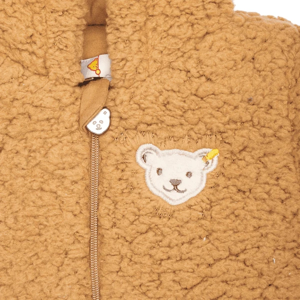 Steiff Fleeceanzug Tobacco Brown – Bild 3